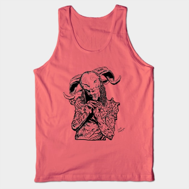 Faun - Pan's Labyrinth Tank Top by malumarz.art